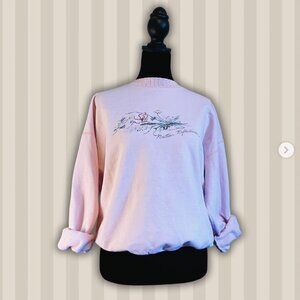 Vintage Northern Reflections blush pink crewneck
